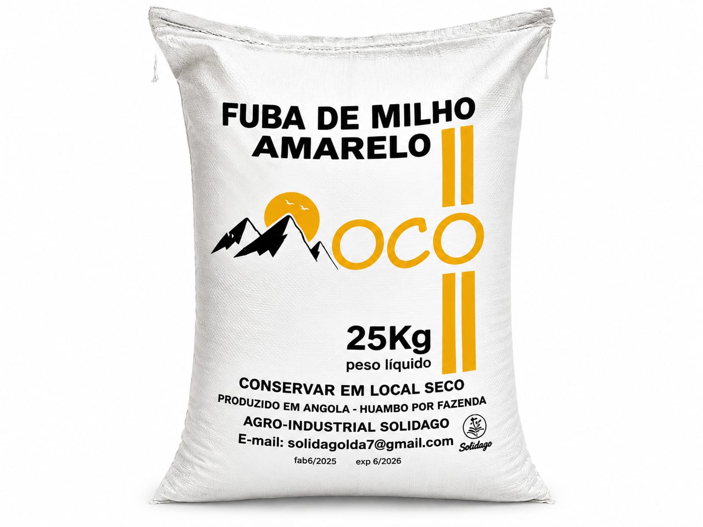 Fuba de moinho amarela MOCO